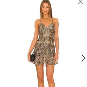 Free people sierra snake print lace dress